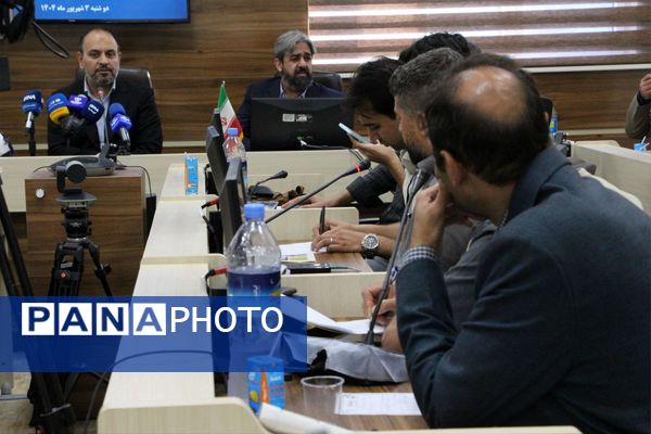 نشست خبری معاون پرورشی و فرهنگی وزارت آموزش و پرورش با اصحاب رسانه خراسان شمالی