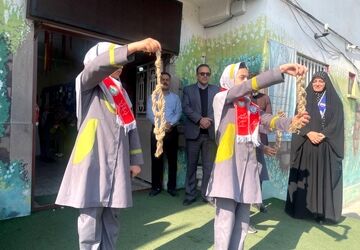 شور و شکوه پیشتازان در مدرسه یوسفیان آمل