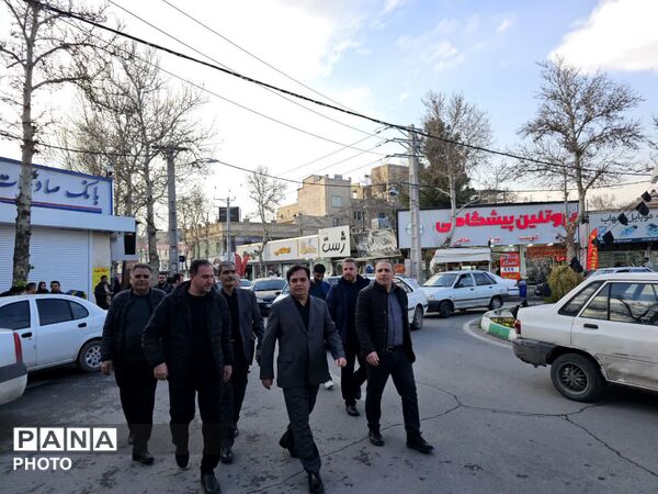 نظارت سرزده فرماندار نظرآباد و تضمین آرامش معیشتی در آستانه سال نو