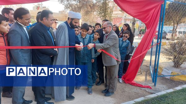 افتتاحیه زمین چمن  شهید حمیدی زاده در کانون شهید باهنر بجنورد 