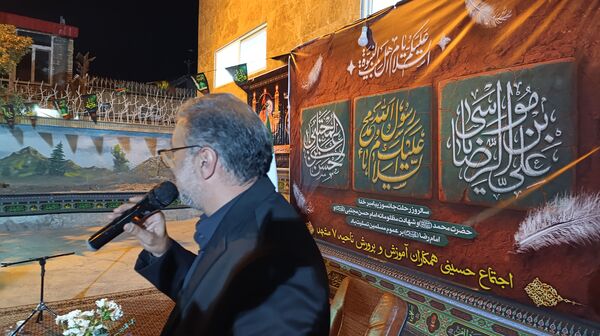  عزاداری هیئت اجتماع حسینی در ناحیه 7 مشهد