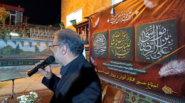  عزاداری هیئت اجتماع حسینی در ناحیه 7 مشهد