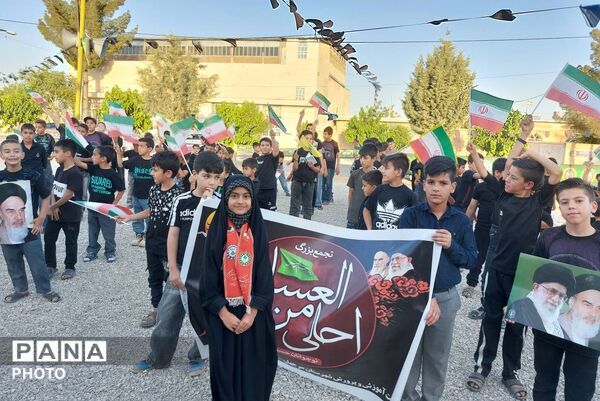 آیین «احلی من العسل» در شهر حسامی سرچهان