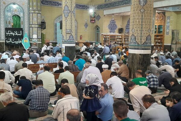 مراسم روز عرفه در مسجد صاحب‌الزمان(عج) و امام‌زاده سید فتح‌الله ورامین