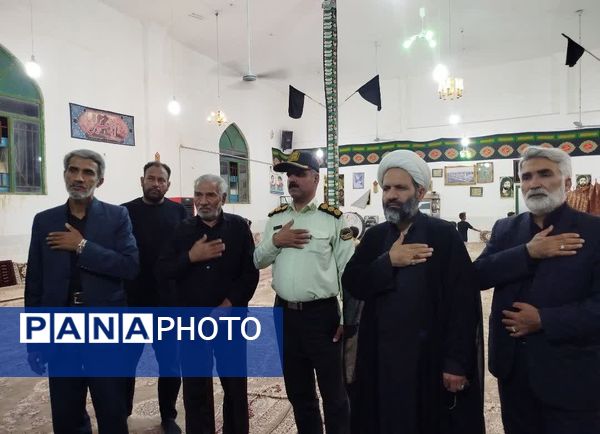 رئیس اداره اوقاف کاشمر میهمان عزاداران تکیه فاطمه زهرا (س) روستای قوچ پلنگ