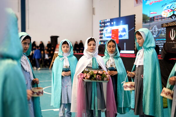 آیین متمرکز کشوری المپیاد ورزشی درون مدرسه‌ای در آق قلا 