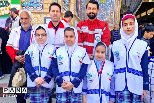 ایستگاه سلامت آموزش و پرورش پاکدشت در اربعین رهبر شهید