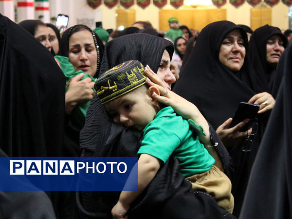 گهواره‌های عاشورایی و لالایی مادران همنوا با کودکان شهید