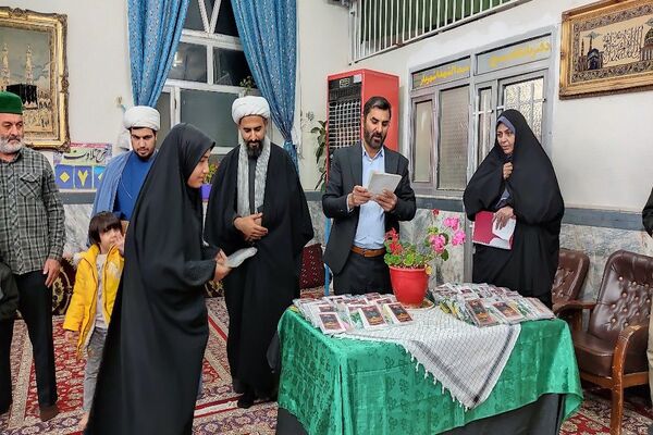 اختتامیه اعتکاف دانش‌آموزی در مسجد جامع شهر بار نیشابور
