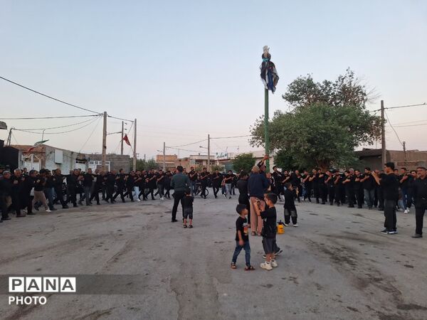 مراسم عصر روز عاشورا در روستای احمد آباد