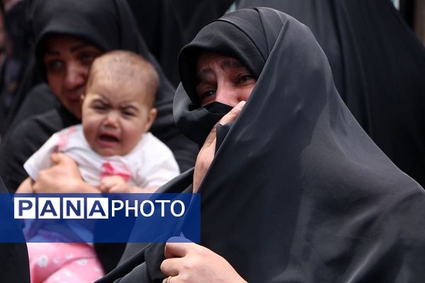 وداع با پیکر مطهر شهید سیدمهدی موسوی در شهرری