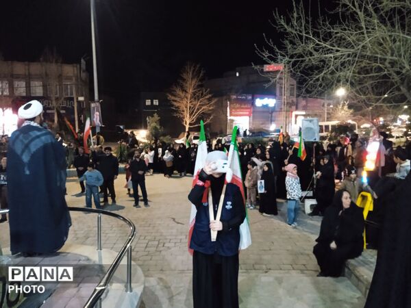  تجمع بزرگ مردم غیور و خونخواه شهرستان نیشابور