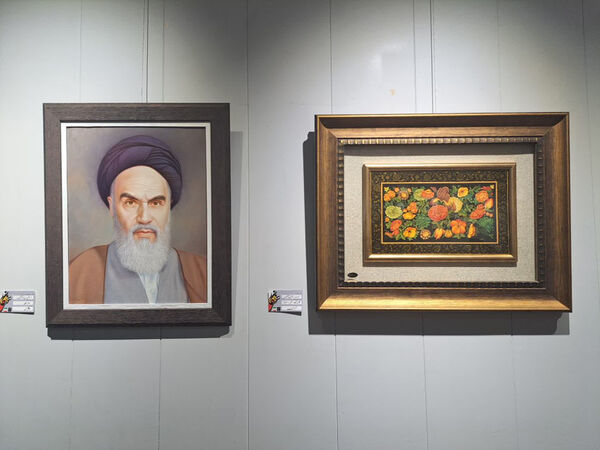 نمایشگاه آثار هنری تجسمی بسیج هنرمندان قم