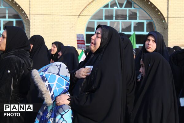 آیین سوگواری شهادت قائد امت در نیشابور 