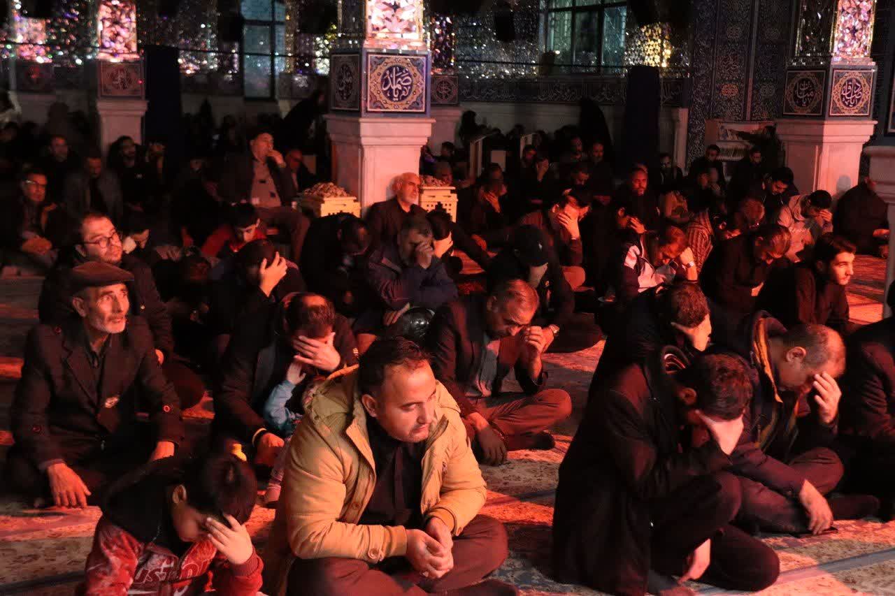 برگزاری مراسم شام غریبان شهادت حضرت زهرا (س) در امامزاده عباس بن موسی بجنورد 