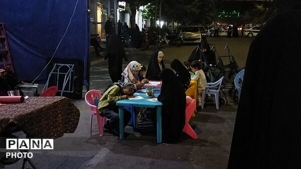 موکب جبهه فرهنگیان نیشابور  در اولین شب ماه  محرم ۱۴۰۵