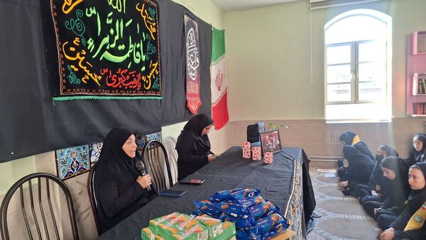 لحظات فاطمی در مدرسه شهید قنبری لاله تبریز