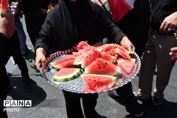 راهپیمایی جاماندگان اربعین در سمنان