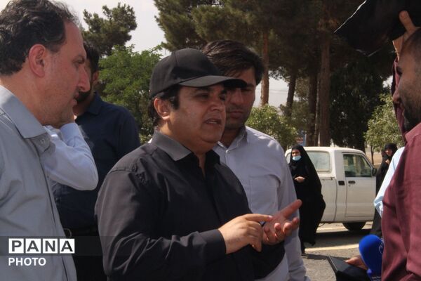 آماده‌سازی ایستگاه خدمت‌رسانی به زائران در محدوده فخر ایران نظرآباد