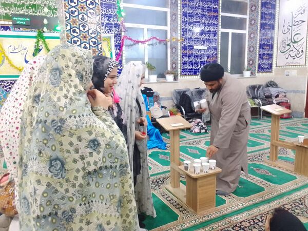 مراسم معنوی اعتکاف در مسجد صاحب الزمان جوادیه