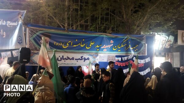 موکب محبان مهدی در چهل و چهارمین شب از اجتماعات مردمی نیشابور 