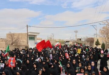 حضور پرشکوه مردم ابرکوه در راهپیمایی روز جهانی قدس