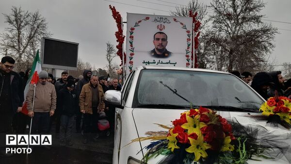 تشییع پیکر پاسدار علی خانی در نظرآباد