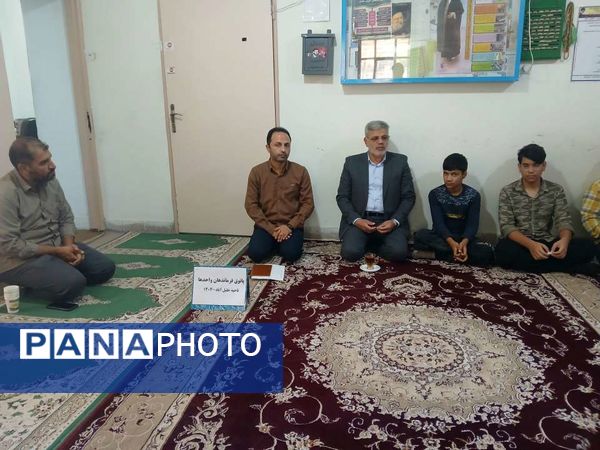 جلسه فرماندهان واحدهای بسیج مدارس شهرستان خلیل‌آباد 