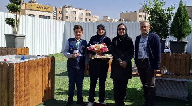 افتتاح نخستین روف گاردن (بام سبز) آموزشی در مدرسه هدف