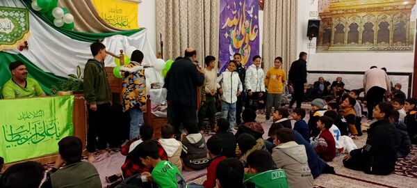 جشن باشکوه ولادت امام علی (ع) در روستای نقاب خلیل آباد