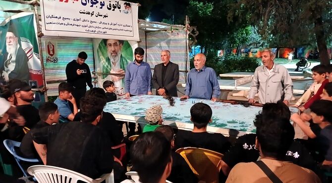 حضور مردم کوهدشت در هشتاد و چهارمین شب از شب های مقاومت