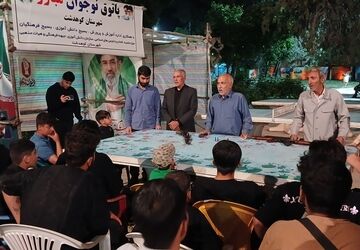 حضور مردم کوهدشت در هشتاد و چهارمین شب از شب های مقاومت