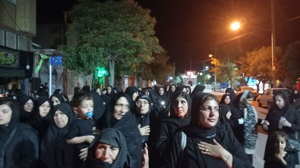 مراسم شام غریبان در شهر تیتکانلو