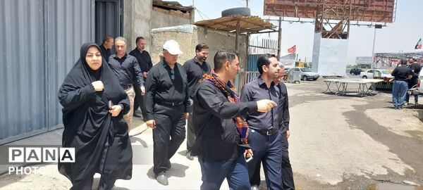 بازدید نمایندگان سازمان بازرسی استان البرز از موکب عاشقان امام شهید 