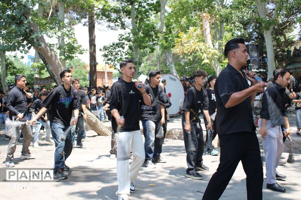 مراسم سوگواری عاشورا در فرخک، غار، بشرآباد و دربهشت با آداب سنتی
