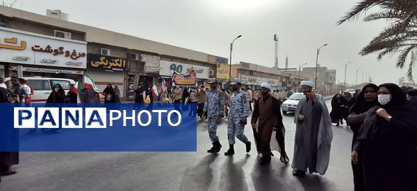 برگزاری راهپیمایی سیزدهم آبان ماه در بندرعباس
