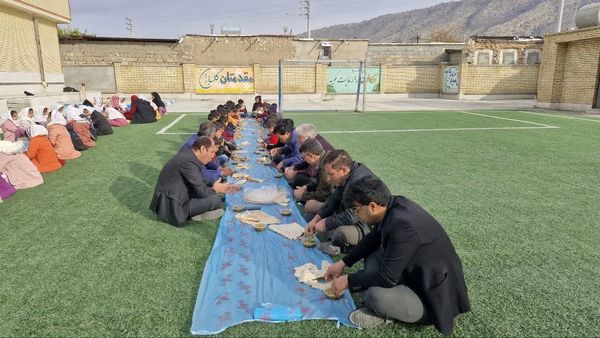 پویش صبحانه سالم در مدارس روستایی شهرستان باشت