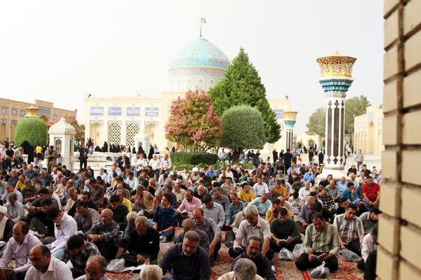  مراسم دعای پر فیض عرفه و مناجات عاشقانه امام حسین(ع) در زیارتگاه شهید آیت ا... مدرس(ره)