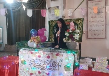 برگزاری جشن نیمه شعبان در مسجد فاطمه الزهرا(س) مشهد