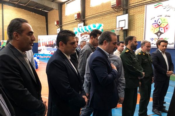 افتتاحیه طرح پهلوان سعید «شهید سعید طوقانی» در سالن فتح المبین ناحیه دو شهرری 