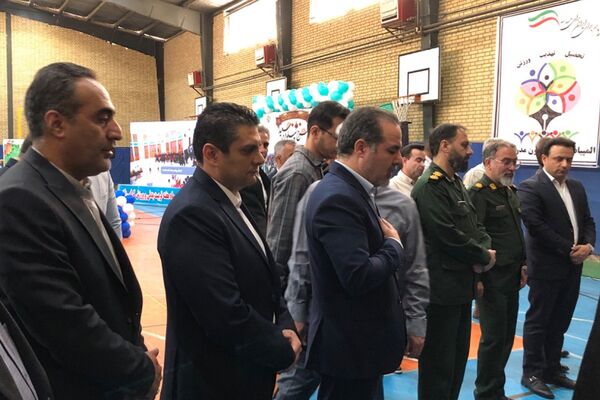 افتتاحیه طرح پهلوان سعید «شهید سعید طوقانی» در سالن فتح المبین ناحیه دو شهرری 