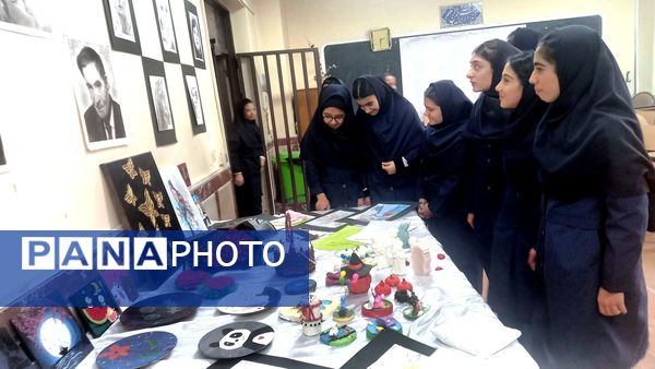 نمایشگاه هنری مدرسه شهید مدرس تبریز