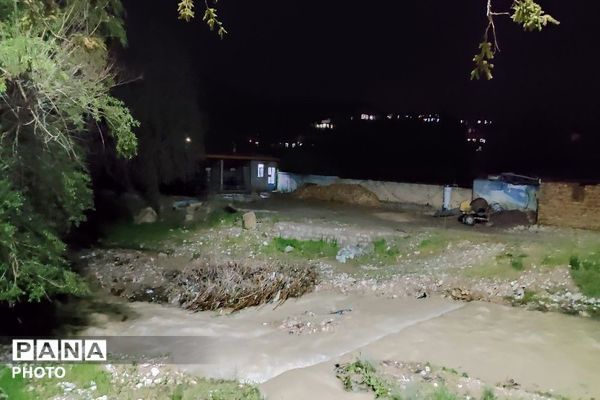 حال و هوای شهر بار بعد از بارش زیبای باران 
