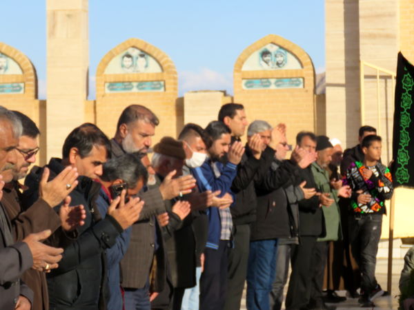 اجتماع و دسته روی عزاداران علوی در شهر درق برگزار شد