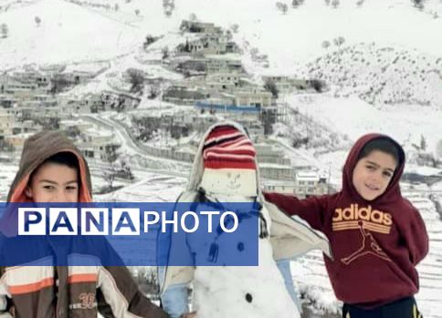 میانکوه در تسخیر برف 