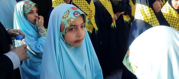 حماسه حضور مردم در حمایت از طرح نور حجاب و عفاف در مشهد