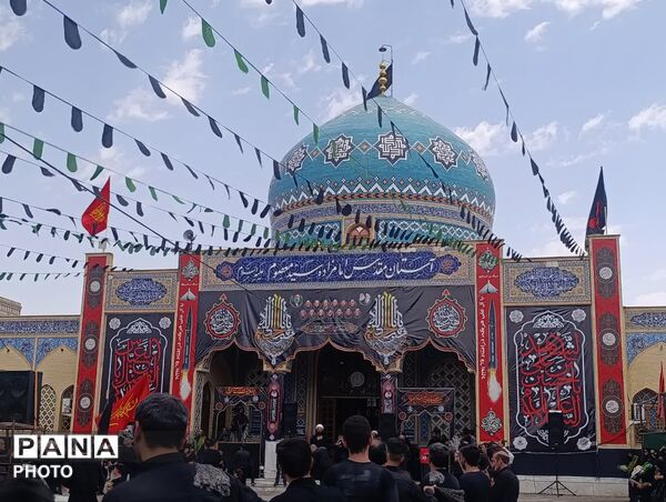 عزاداری تاسوعای حسینی در امامزاده سید معصوم(ع) قم