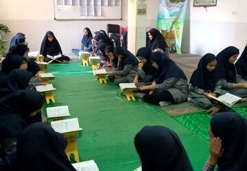 شمیم قرآن در دبیرستان دخترانه فدک 