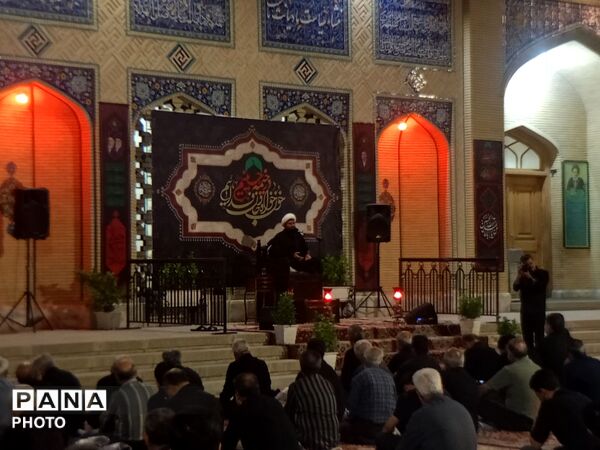 مراسم عزاداری چهارمین شب محرم در زیارتگاه شهید مدرس 