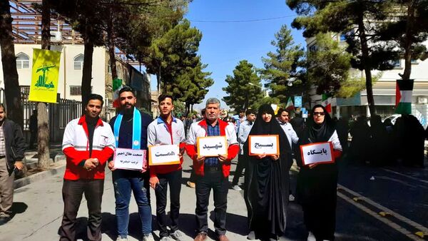 بزرگداشت یاد سید حسن نصرالله در تربت حیدریه 